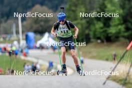 16.09.2023, La Feclaz, France (FRA): Adeis Hanot (FRA) - Biathlon Samse Summer Tour, sprint, La Feclaz (FRA). www.nordicfocus.com. © Manzoni/NordicFocus. Every downloaded picture is fee-liable.