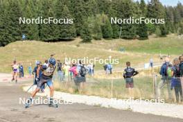 16.09.2023, La Feclaz, France (FRA): Paul Stalder (FRA) - Biathlon Samse Summer Tour, sprint, La Feclaz (FRA). www.nordicfocus.com. © Manzoni/NordicFocus. Every downloaded picture is fee-liable.