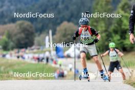 16.09.2023, La Feclaz, France (FRA): Gaspard Dordor (FRA) - Biathlon Samse Summer Tour, sprint, La Feclaz (FRA). www.nordicfocus.com. © Manzoni/NordicFocus. Every downloaded picture is fee-liable.