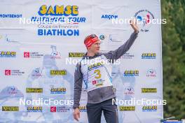 22.10.2023, Arcon, France (FRA): Benedikt Doll (GER) - Biathlon Samse Summer Tour, pursuit, Arcon (FRA). www.nordicfocus.com. © Thibaut/NordicFocus. Every downloaded picture is fee-liable.