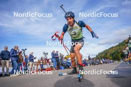 22.10.2023, Arcon, France (FRA): Quentin Fillon Maillet (FRA) - Biathlon Samse Summer Tour, pursuit, Arcon (FRA). www.nordicfocus.com. © Thibaut/NordicFocus. Every downloaded picture is fee-liable.