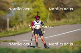 21.10.2023, Arcon, France (FRA): Pierig Maillot (FRA) - Biathlon Samse Summer Tour, sprint, Arcon (FRA). www.nordicfocus.com. © Thibaut/NordicFocus. Every downloaded picture is fee-liable.
