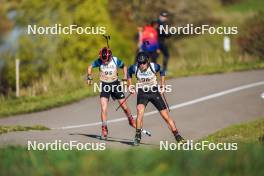 21.10.2023, Arcon, France (FRA): Max Grenard (FRA) - Biathlon Samse Summer Tour, sprint, Arcon (FRA). www.nordicfocus.com. © Thibaut/NordicFocus. Every downloaded picture is fee-liable.