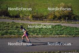 21.10.2023, Arcon, France (FRA): Corentin Jorda (FRA) - Biathlon Samse Summer Tour, sprint, Arcon (FRA). www.nordicfocus.com. © Thibaut/NordicFocus. Every downloaded picture is fee-liable.