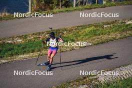 21.10.2023, Arcon, France (FRA): Romain Michaud-Claret (FRA) - Biathlon Samse Summer Tour, sprint, Arcon (FRA). www.nordicfocus.com. © Thibaut/NordicFocus. Every downloaded picture is fee-liable.