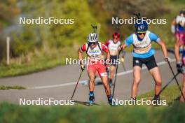 21.10.2023, Arcon, France (FRA): Sam Parmantier (BEL) - Biathlon Samse Summer Tour, sprint, Arcon (FRA). www.nordicfocus.com. © Thibaut/NordicFocus. Every downloaded picture is fee-liable.