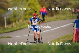 21.10.2023, Arcon, France (FRA): Valentin Nichiporuk (FRA) - Biathlon Samse Summer Tour, sprint, Arcon (FRA). www.nordicfocus.com. © Thibaut/NordicFocus. Every downloaded picture is fee-liable.