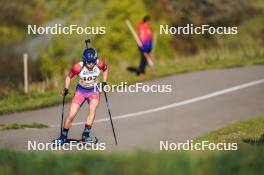 21.10.2023, Arcon, France (FRA): Justin Remonnay (FRA) - Biathlon Samse Summer Tour, sprint, Arcon (FRA). www.nordicfocus.com. © Thibaut/NordicFocus. Every downloaded picture is fee-liable.