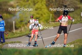 21.10.2023, Arcon, France (FRA): Luc Piron (FRA) - Biathlon Samse Summer Tour, sprint, Arcon (FRA). www.nordicfocus.com. © Thibaut/NordicFocus. Every downloaded picture is fee-liable.