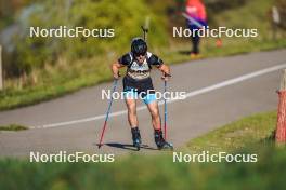 21.10.2023, Arcon, France (FRA): Mauro Fink (BEL) - Biathlon Samse Summer Tour, sprint, Arcon (FRA). www.nordicfocus.com. © Thibaut/NordicFocus. Every downloaded picture is fee-liable.