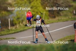21.10.2023, Arcon, France (FRA): Romain Paviet Salomon (FRA) - Biathlon Samse Summer Tour, sprint, Arcon (FRA). www.nordicfocus.com. © Thibaut/NordicFocus. Every downloaded picture is fee-liable.