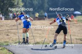 27.08.2023, Brezno-Osrblie, Slovakia (SVK): Undefined athlete competes - IBU Summer Biathlon World Championships, mass men, Brezno-Osrblie (SVK). www.nordicfocus.com. © Manzoni/NordicFocus. Every downloaded picture is fee-liable.