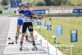 27.08.2023, Brezno-Osrblie, Slovakia (SVK): Thierry Langer (BEL) - IBU Summer Biathlon World Championships, mass men, Brezno-Osrblie (SVK). www.nordicfocus.com. © Manzoni/NordicFocus. Every downloaded picture is fee-liable.