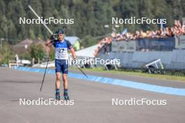 27.08.2023, Brezno-Osrblie, Slovakia (SVK): Taras Lesiuk (UKR) - IBU Summer Biathlon World Championships, mass men, Brezno-Osrblie (SVK). www.nordicfocus.com. © Manzoni/NordicFocus. Every downloaded picture is fee-liable.