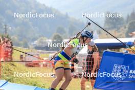 27.08.2023, Brezno-Osrblie, Slovakia (SVK): Johanna Skottheim (SWE) - IBU Summer Biathlon World Championships, mass women, Brezno-Osrblie (SVK). www.nordicfocus.com. © Manzoni/NordicFocus. Every downloaded picture is fee-liable.