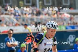 27.08.2023, Brezno-Osrblie, Slovakia (SVK): Yuliia Dzhima (UKR) - IBU Summer Biathlon World Championships, mass women, Brezno-Osrblie (SVK). www.nordicfocus.com. © Manzoni/NordicFocus. Every downloaded picture is fee-liable.