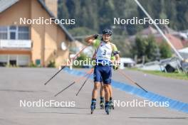 27.08.2023, Brezno-Osrblie, Slovakia (SVK): Vitalii Mandzyn (UKR) - IBU Summer Biathlon World Championships, pursuit junior men, Brezno-Osrblie (SVK). www.nordicfocus.com. © Manzoni/NordicFocus. Every downloaded picture is fee-liable.
