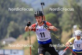 27.08.2023, Brezno-Osrblie, Slovakia (SVK): Daniel Malusek (CZE) - IBU Summer Biathlon World Championships, pursuit junior men, Brezno-Osrblie (SVK). www.nordicfocus.com. © Manzoni/NordicFocus. Every downloaded picture is fee-liable.