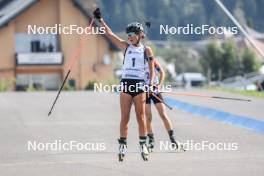27.08.2023, Brezno-Osrblie, Slovakia (SVK): Lora Hristova (BUL) - IBU Summer Biathlon World Championships, pursuit junior women, Brezno-Osrblie (SVK). www.nordicfocus.com. © Manzoni/NordicFocus. Every downloaded picture is fee-liable.