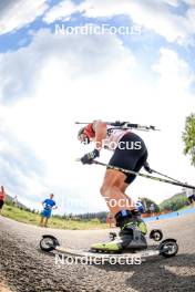 26.08.2023, Brezno-Osrblie, Slovakia (SVK): Jan Gunka (POL) - IBU Summer Biathlon World Championships, sprint junior men, Brezno-Osrblie (SVK). www.nordicfocus.com. © Manzoni/NordicFocus. Every downloaded picture is fee-liable.