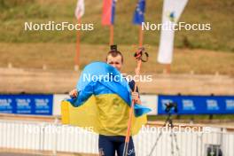 26.08.2023, Brezno-Osrblie, Slovakia (SVK): Bohdan Borkovskyi (UKR) - IBU Summer Biathlon World Championships, sprint junior men, Brezno-Osrblie (SVK). www.nordicfocus.com. © Manzoni/NordicFocus. Every downloaded picture is fee-liable.