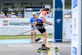 26.08.2023, Brezno-Osrblie, Slovakia (SVK): Emilija Bucic (SRB) - IBU Summer Biathlon World Championships, sprint junior women, Brezno-Osrblie (SVK). www.nordicfocus.com. © Manzoni/NordicFocus. Every downloaded picture is fee-liable.