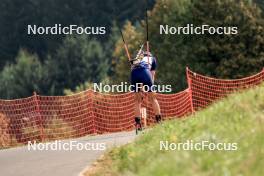 26.08.2023, Brezno-Osrblie, Slovakia (SVK): Undefined athlete competes - IBU Summer Biathlon World Championships, sprint junior women, Brezno-Osrblie (SVK). www.nordicfocus.com. © Manzoni/NordicFocus. Every downloaded picture is fee-liable.