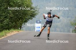 26.08.2023, Brezno-Osrblie, Slovakia (SVK): Jonas Marecek (CZE) - IBU Summer Biathlon World Championships, sprint men, Brezno-Osrblie (SVK). www.nordicfocus.com. © Manzoni/NordicFocus. Every downloaded picture is fee-liable.