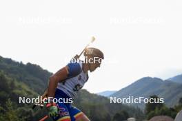 26.08.2023, Brezno-Osrblie, Slovakia (SVK): Cornel Puchianu (ROU) - IBU Summer Biathlon World Championships, sprint men, Brezno-Osrblie (SVK). www.nordicfocus.com. © Manzoni/NordicFocus. Every downloaded picture is fee-liable.