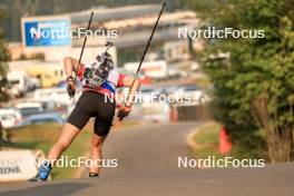 26.08.2023, Brezno-Osrblie, Slovakia (SVK): Undefined athlete competes - IBU Summer Biathlon World Championships, sprint men, Brezno-Osrblie (SVK). www.nordicfocus.com. © Manzoni/NordicFocus. Every downloaded picture is fee-liable.