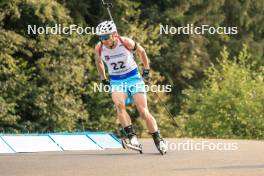 26.08.2023, Brezno-Osrblie, Slovakia (SVK): Pavel Magazeev (MDA) - IBU Summer Biathlon World Championships, sprint men, Brezno-Osrblie (SVK). www.nordicfocus.com. © Manzoni/NordicFocus. Every downloaded picture is fee-liable.