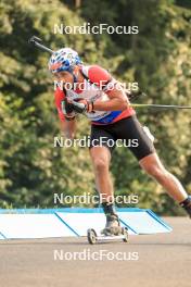 26.08.2023, Brezno-Osrblie, Slovakia (SVK): Tomasz Jakiela (POL) - IBU Summer Biathlon World Championships, sprint men, Brezno-Osrblie (SVK). www.nordicfocus.com. © Manzoni/NordicFocus. Every downloaded picture is fee-liable.