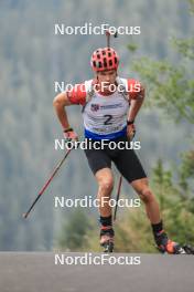 26.08.2023, Brezno-Osrblie, Slovakia (SVK): Mikulas Karlik (CZE) - IBU Summer Biathlon World Championships, sprint men, Brezno-Osrblie (SVK). www.nordicfocus.com. © Manzoni/NordicFocus. Every downloaded picture is fee-liable.