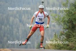 26.08.2023, Brezno-Osrblie, Slovakia (SVK): Adam Buki (HUN) - IBU Summer Biathlon World Championships, sprint men, Brezno-Osrblie (SVK). www.nordicfocus.com. © Manzoni/NordicFocus. Every downloaded picture is fee-liable.