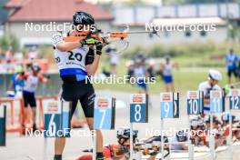 26.08.2023, Brezno-Osrblie, Slovakia (SVK): Rene Zahkna (EST) - IBU Summer Biathlon World Championships, sprint men, Brezno-Osrblie (SVK). www.nordicfocus.com. © Manzoni/NordicFocus. Every downloaded picture is fee-liable.