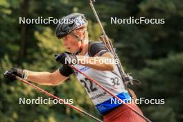 26.08.2023, Brezno-Osrblie, Slovakia (SVK): Renars Birkentals (LAT) - IBU Summer Biathlon World Championships, sprint men, Brezno-Osrblie (SVK). www.nordicfocus.com. © Manzoni/NordicFocus. Every downloaded picture is fee-liable.