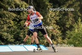 26.08.2023, Brezno-Osrblie, Slovakia (SVK): Vitezslav Hornig (CZE) - IBU Summer Biathlon World Championships, sprint men, Brezno-Osrblie (SVK). www.nordicfocus.com. © Manzoni/NordicFocus. Every downloaded picture is fee-liable.