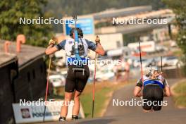 26.08.2023, Brezno-Osrblie, Slovakia (SVK): Undefined athlete competes - IBU Summer Biathlon World Championships, sprint men, Brezno-Osrblie (SVK). www.nordicfocus.com. © Manzoni/NordicFocus. Every downloaded picture is fee-liable.