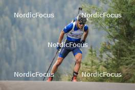 26.08.2023, Brezno-Osrblie, Slovakia (SVK): Apostolos Angelis (GRE) - IBU Summer Biathlon World Championships, sprint men, Brezno-Osrblie (SVK). www.nordicfocus.com. © Manzoni/NordicFocus. Every downloaded picture is fee-liable.