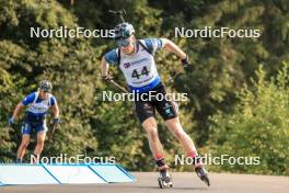 26.08.2023, Brezno-Osrblie, Slovakia (SVK): Hans Koellner (GER) - IBU Summer Biathlon World Championships, sprint men, Brezno-Osrblie (SVK). www.nordicfocus.com. © Manzoni/NordicFocus. Every downloaded picture is fee-liable.