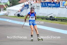 26.08.2023, Brezno-Osrblie, Slovakia (SVK): Andreea Mezdrea (ROU) - IBU Summer Biathlon World Championships, sprint women, Brezno-Osrblie (SVK). www.nordicfocus.com. © Manzoni/NordicFocus. Every downloaded picture is fee-liable.