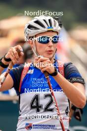 26.08.2023, Brezno-Osrblie, Slovakia (SVK): Anna Kryvonos (UKR) - IBU Summer Biathlon World Championships, sprint women, Brezno-Osrblie (SVK). www.nordicfocus.com. © Manzoni/NordicFocus. Every downloaded picture is fee-liable.