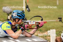 26.08.2023, Brezno-Osrblie, Slovakia (SVK): Mona Brorsson (SWE) - IBU Summer Biathlon World Championships, sprint women, Brezno-Osrblie (SVK). www.nordicfocus.com. © Manzoni/NordicFocus. Every downloaded picture is fee-liable.