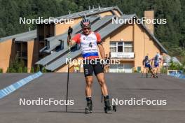 24.08.2023, Brezno-Osrblie, Slovakia (SVK): Jan Gunka (POL) - IBU Summer Biathlon World Championships, super sprint junior men, Brezno-Osrblie (SVK). www.nordicfocus.com. © Manzoni/NordicFocus. Every downloaded picture is fee-liable.