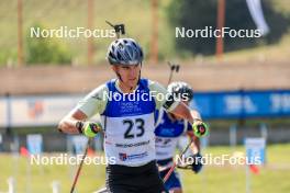 25.08.2023, Brezno-Osrblie, Slovakia (SVK): Fabian Kaskel (GER) - IBU Summer Biathlon World Championships, super sprint men, Brezno-Osrblie (SVK). www.nordicfocus.com. © Manzoni/NordicFocus. Every downloaded picture is fee-liable.