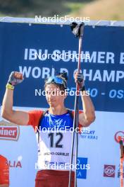 25.08.2023, Brezno-Osrblie, Slovakia (SVK): Andrejs Rastorgujevs (LAT) - IBU Summer Biathlon World Championships, super sprint men, Brezno-Osrblie (SVK). www.nordicfocus.com. © Manzoni/NordicFocus. Every downloaded picture is fee-liable.
