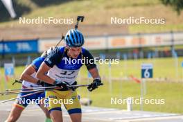 25.08.2023, Brezno-Osrblie, Slovakia (SVK): Oskar Brandt (SWE) - IBU Summer Biathlon World Championships, super sprint men, Brezno-Osrblie (SVK). www.nordicfocus.com. © Manzoni/NordicFocus. Every downloaded picture is fee-liable.