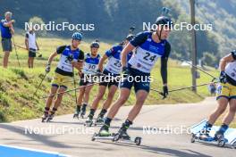 25.08.2023, Brezno-Osrblie, Slovakia (SVK): Bogdan Tsymbal (UKR) - IBU Summer Biathlon World Championships, super sprint men, Brezno-Osrblie (SVK). www.nordicfocus.com. © Manzoni/NordicFocus. Every downloaded picture is fee-liable.
