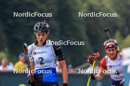 25.08.2023, Brezno-Osrblie, Slovakia (SVK): Susan Kuelm (EST) - IBU Summer Biathlon World Championships, super sprint women, Brezno-Osrblie (SVK). www.nordicfocus.com. © Manzoni/NordicFocus. Every downloaded picture is fee-liable.