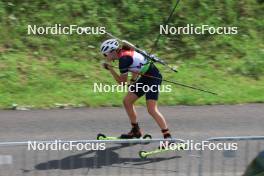 23.08.2023, Brezno-Osrblie, Slovakia (SVK): Anna Kryvonos (UKR) - IBU Summer Biathlon World Championships, training, Brezno-Osrblie (SVK). www.nordicfocus.com. © Manzoni/NordicFocus. Every downloaded picture is fee-liable.